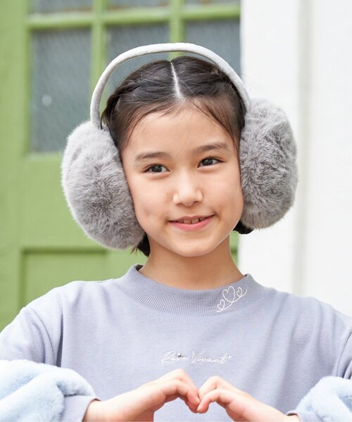 ikka（イッカ） 耳当て イヤーマフ KIDSファーイヤマフ キッズ 子供