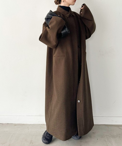 select MOCA by son」 ステンカラーコート FREE ブラック レディース