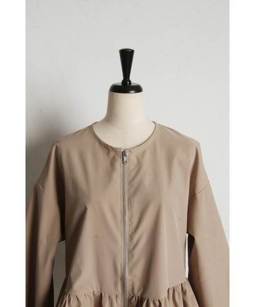 「&. NOSTALGIA」 ブルゾン M ベージュ レディース_画像7
