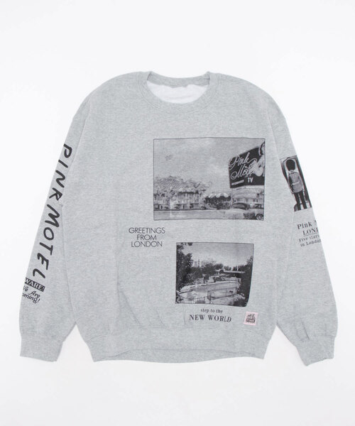 「RNA」 スウェットカットソー MEDIUM 杢グレー レディース_画像2