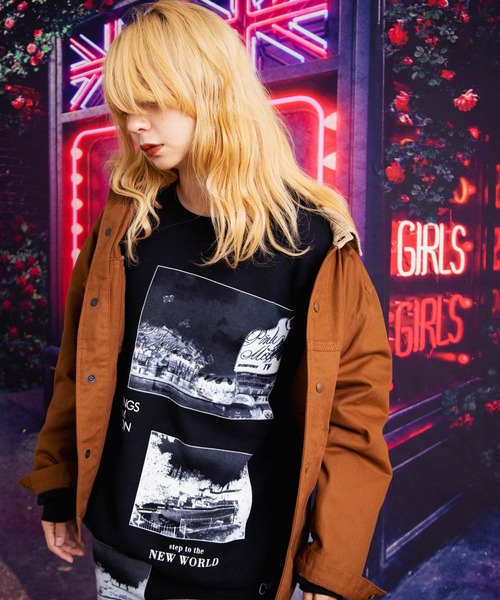 「RNA」 スウェットカットソー MEDIUM 杢グレー レディース_画像5