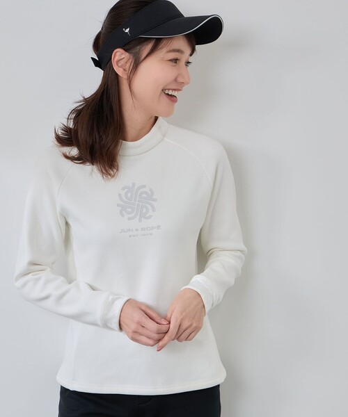 JUN&ROPE'（ジュンアンドロペ） tシャツ ボンバーヒート長袖モックプル