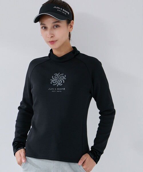 JUN&ROPE'（ジュンアンドロペ） tシャツ ボンバーヒート長袖モックプル