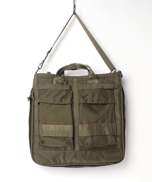 【カズ】BRIEFING バッグ リュックサック 2way オリーブ BRIEFING（ブリーフィング） 2WAYバッグ ONE SIZE オリーブ メンズ