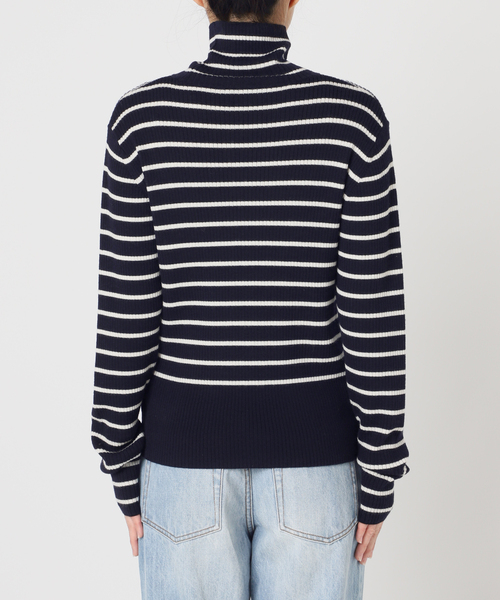 plage（プラージュ） ニット セーター cashwool border turtle ニット