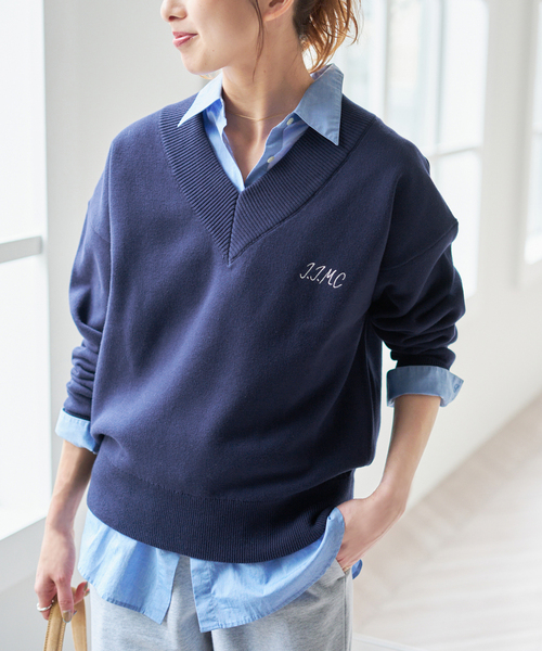 スピックアンドスパン　Vネックプルオーバー　大変、お得です！ Spick＆Span（スピック アンド スパン） ニット セーター 「追加4