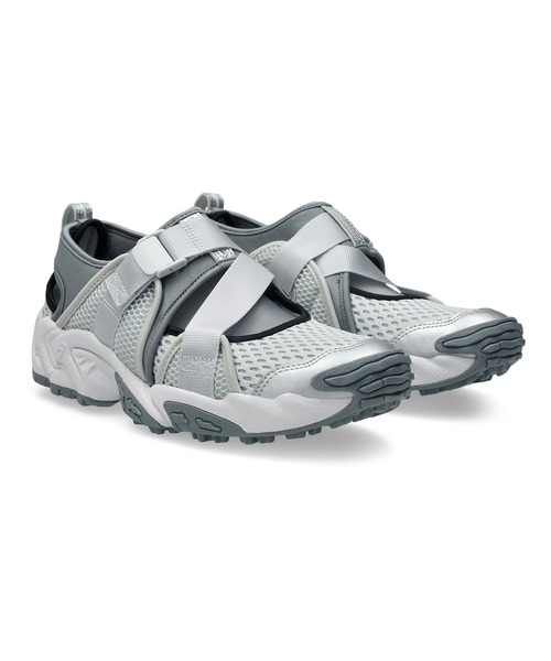 ASICS（アシックス） サンダル 26 グレー×ホワイト メンズ : ZOZOTOWN