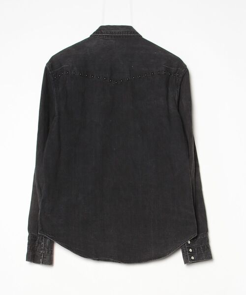 「n(n) BY NUMBER (N)INE」 長袖シャツ 4 グレー メンズ_画像2