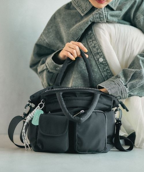 LEPSIM（レプシィム） トートバッグ 「500mlペットボトルも入る」撥水