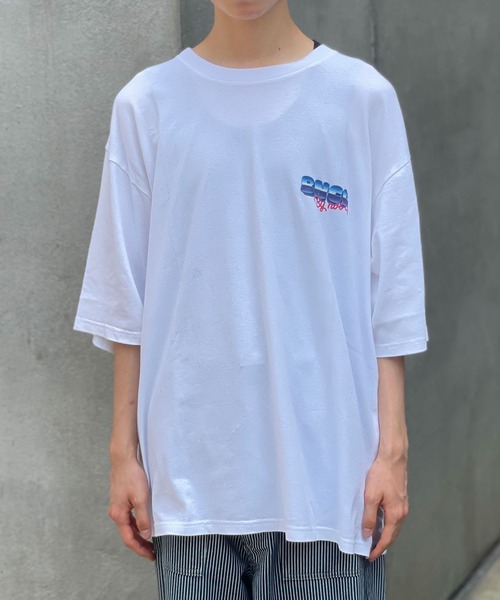 「CIAOPANIC」 半袖Tシャツ LARGE グレー レディース_画像9