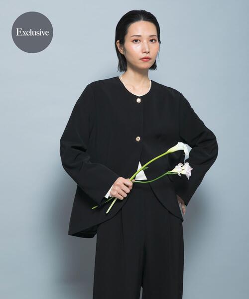 スーツ 「別注」CHIGNON×ROSSO　ラウンドヘムジャケット レディース