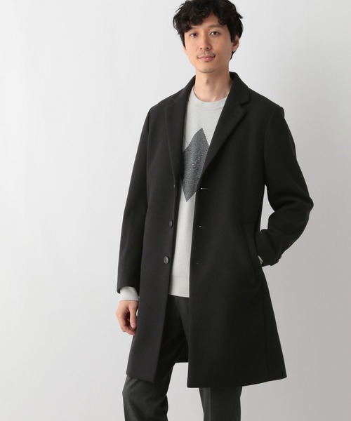 GLOBAL WORK（グローバルワーク） チェスターコート - ブラック メンズ