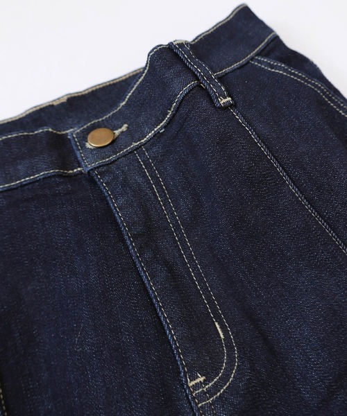 「evernavy」 デニムパンツ L インディゴブルー レディース_画像2