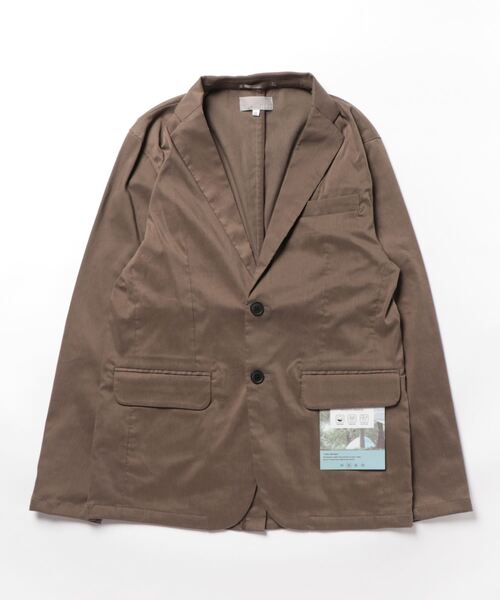 「ABAHOUSE GRAY」 テーラードジャケット 46 モカ メンズ_画像2