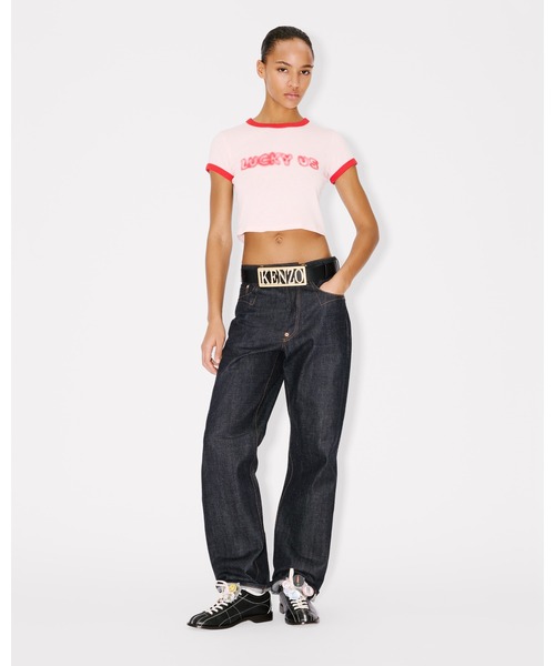 KENZO（ケンゾー） tシャツ 半袖 'KENZO Words' クロップド Tシャツ