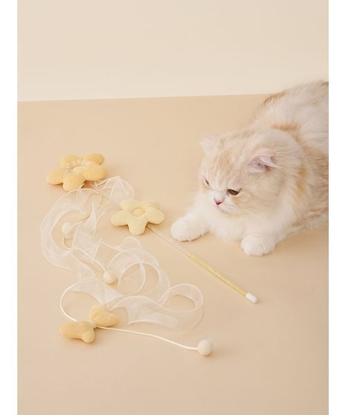 gelato pique（ジェラートピケ） 「CAT＆DOG」フラワーモチーフ