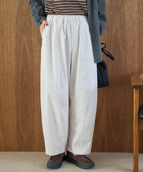 coen（コーエン） ワイドパンツ パンツ 「再入荷/新色登場」ポリツイル