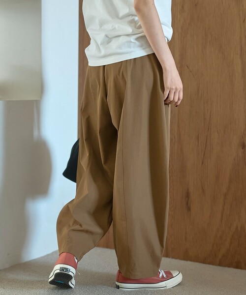 coen（コーエン） ワイドパンツ パンツ 「再入荷/新色登場」ポリツイル