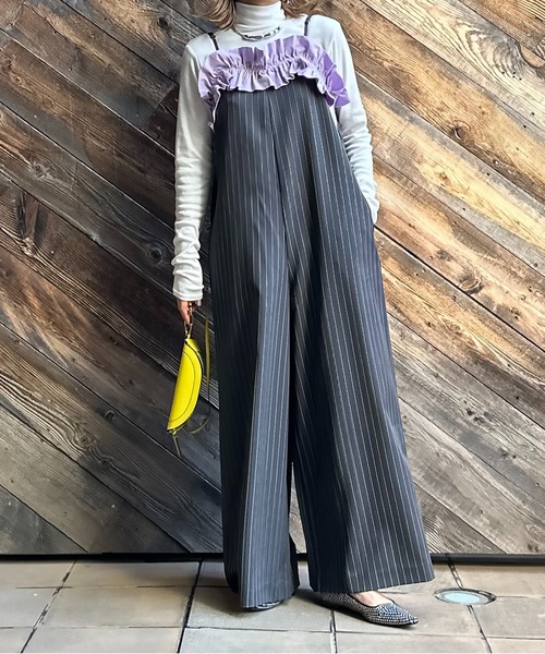 「mi via loca」 パンツ FREE ネイビー レディース_画像2