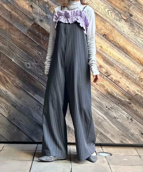 「mi via loca」 パンツ FREE ネイビー レディース_画像3