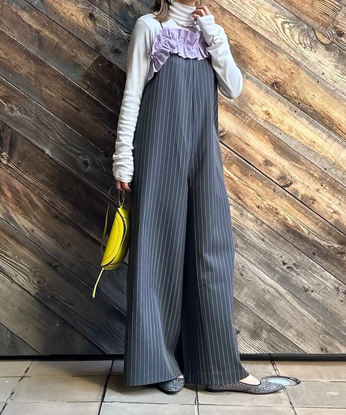 「mi via loca」 パンツ FREE ネイビー レディース_画像4