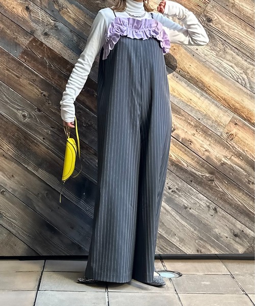 「mi via loca」 パンツ FREE ネイビー レディース_画像5