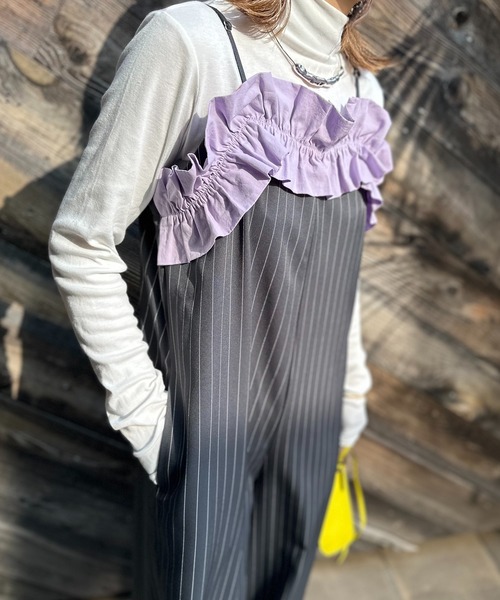 「mi via loca」 パンツ FREE ネイビー レディース_画像8