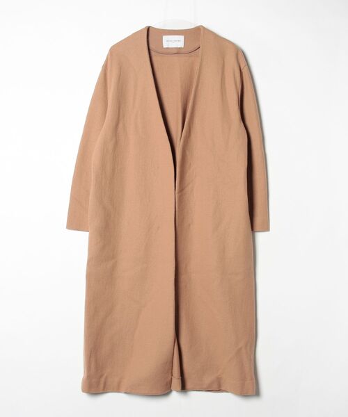 ノーカラーコート ベージュ UNITED ARROWS ユナイテッドアローズ ノー