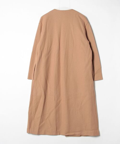 UNITED ARROWS（ユナイテッドアローズ） ノーカラーコート - ベージュ