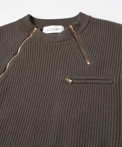 CULLNI（クルニ） 長袖ニット 2 ブルー メンズ : ZOZOTOWN Yahoo!店