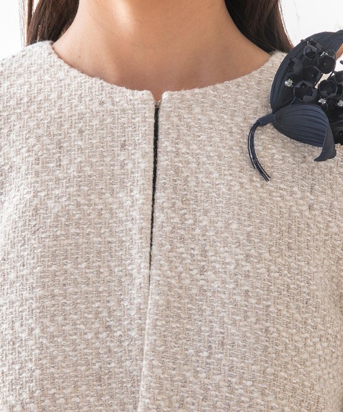 「kaene」 ジャケット 9号 ブラック レディース_画像9