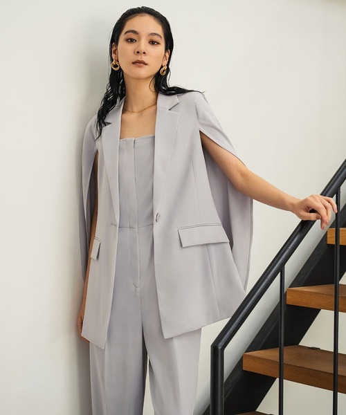 「Flolia」 セットアップ L チャコールグレー レディース_画像5