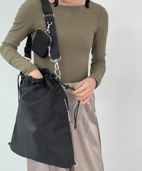 「chuclla」 トートバッグ FREE ブラック レディース_画像2