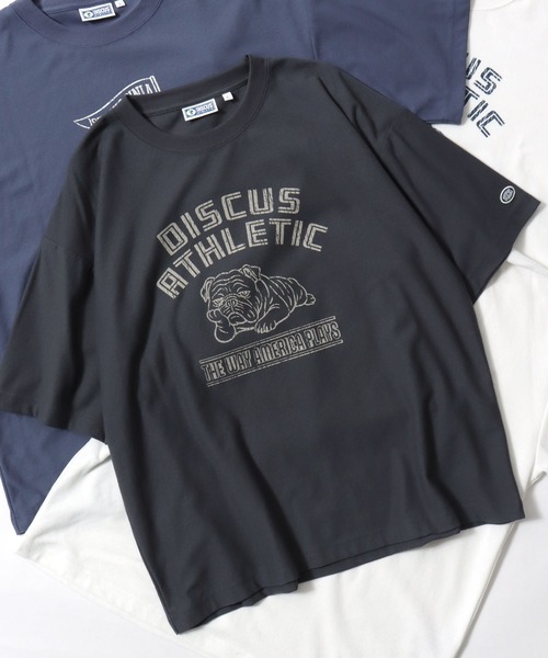 ディスカス DISCUS tシャツ DISCUS/ディスカス COOLMAX(R) 梨地 オーバーサイズ