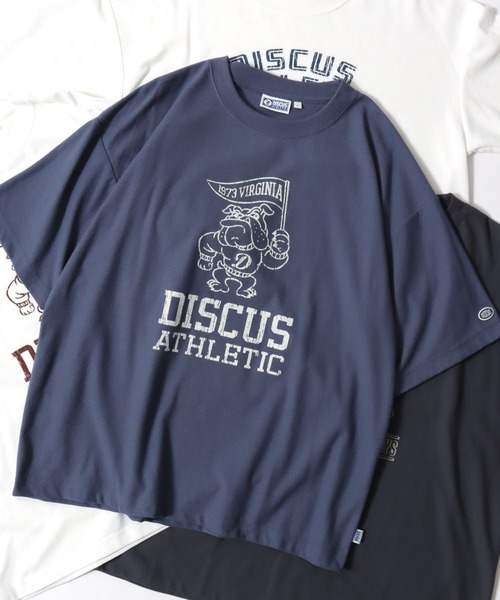 ディスカス DISCUS tシャツ DISCUS/ディスカス COOLMAX(R) 梨地 オーバーサイズ