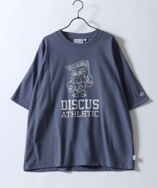 DISCUS tシャツ DISCUS/ディスカス COOLMAX(R) 梨地 オーバーサイズ 