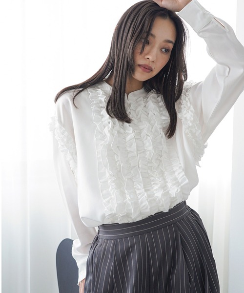 merci☆jacadi☆ フリル付きブラウス merci様専用☆jacadi☆ フリル付きブラウス Jacadi（ブラウス）の