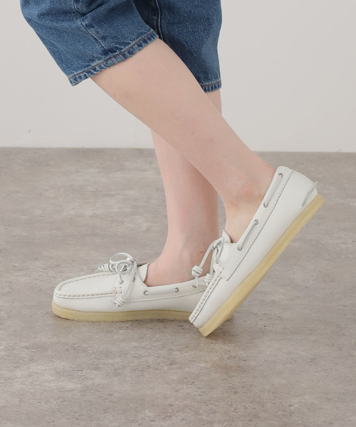 Clarks（クラークス） シューズ godney Boat. レディース : ZOZOTOWN