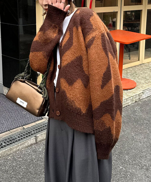 「CIAOPANIC」 ニットカーディガン ONE SIZE イエロー レディース_画像5