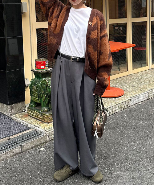 「CIAOPANIC」 ニットカーディガン ONE SIZE イエロー レディース_画像6