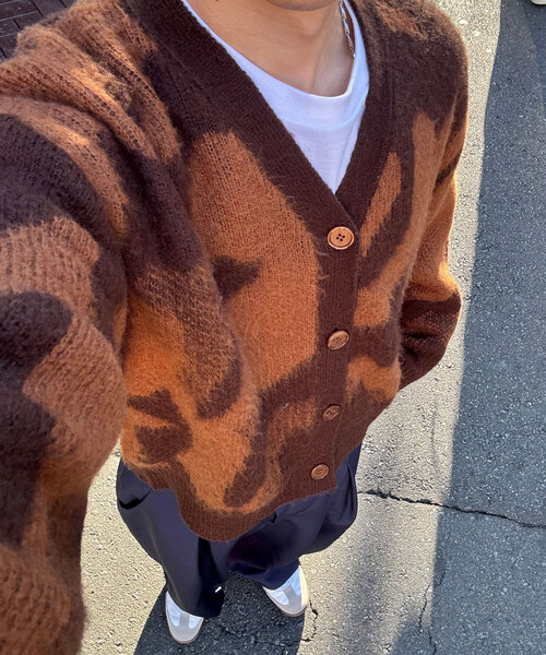 「CIAOPANIC」 ニットカーディガン ONE SIZE イエロー レディース_画像10