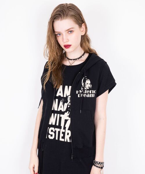 「HYSTERIC GLAMOUR」 ベスト FREE ブラック レディースの画像