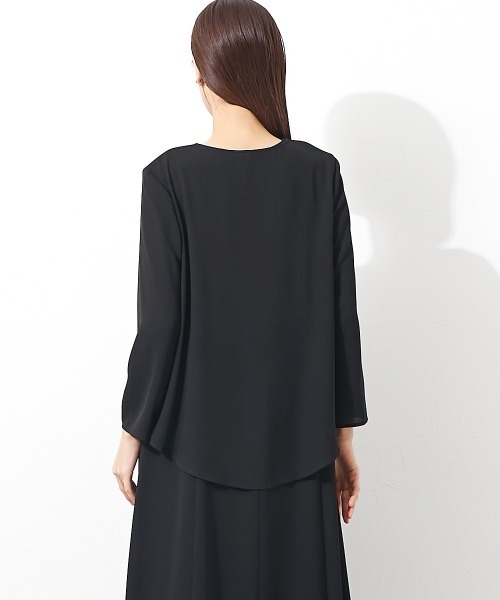 「Callarus Black Formal」 ノーカラージャケット M ブラック レディースの画像