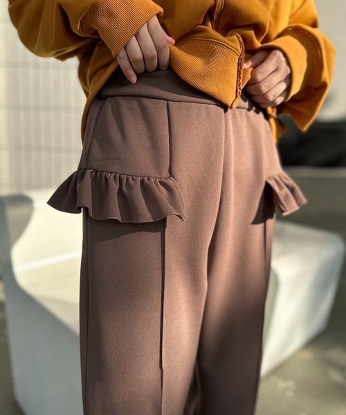 「mi via loca」 パンツ FREE グリーン レディース_画像2