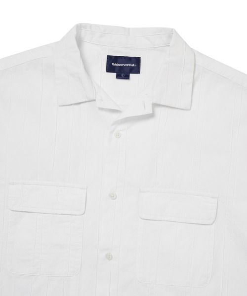 thisisneverthat（ディスイズネバーザット） シャツ Crazy Pleated S/S
