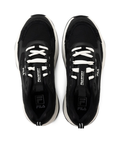 「FILA」 ローカットスニーカー 24.0cm ホワイト×ピンク レディース_画像2