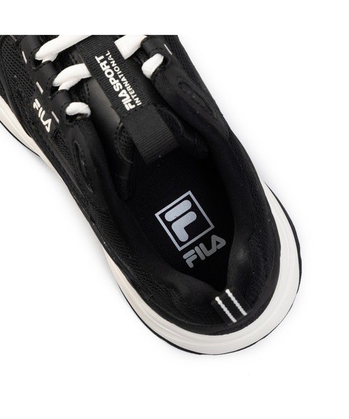 「FILA」 ローカットスニーカー 24.0cm ホワイト×ピンク レディース_画像7