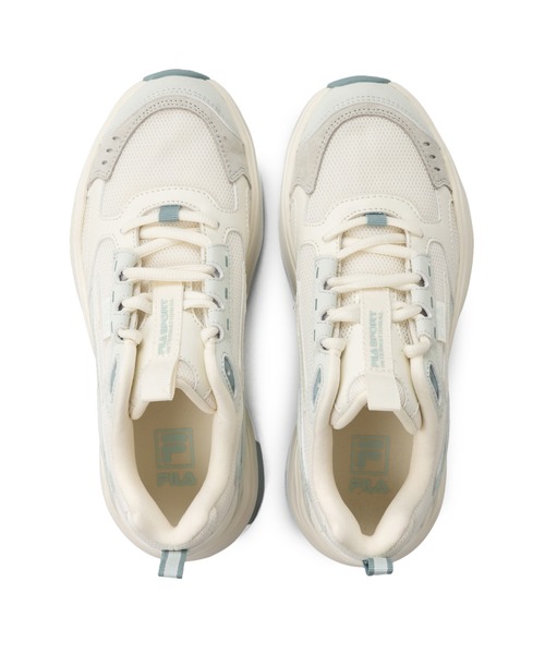 「FILA」 ローカットスニーカー 24.0cm ホワイト×ピンク レディース_画像8