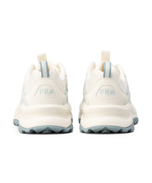 「FILA」 ローカットスニーカー 24.0cm ホワイト×ピンク レディース_画像9