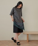 tシャツ 半袖 「daily CLIP」華奢レ...の詳細画像4